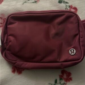 Lululemon Athletica Maroon Crossbody Bag
